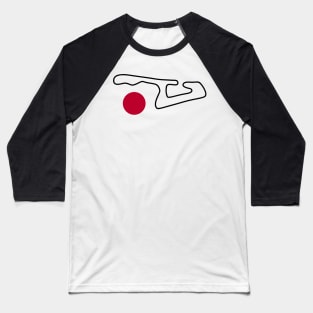 Okayama International Circuit [flag] Baseball T-Shirt